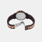 Maren Women Quartz Brown Dial Chronograph Stainless Steel Watch MK7496