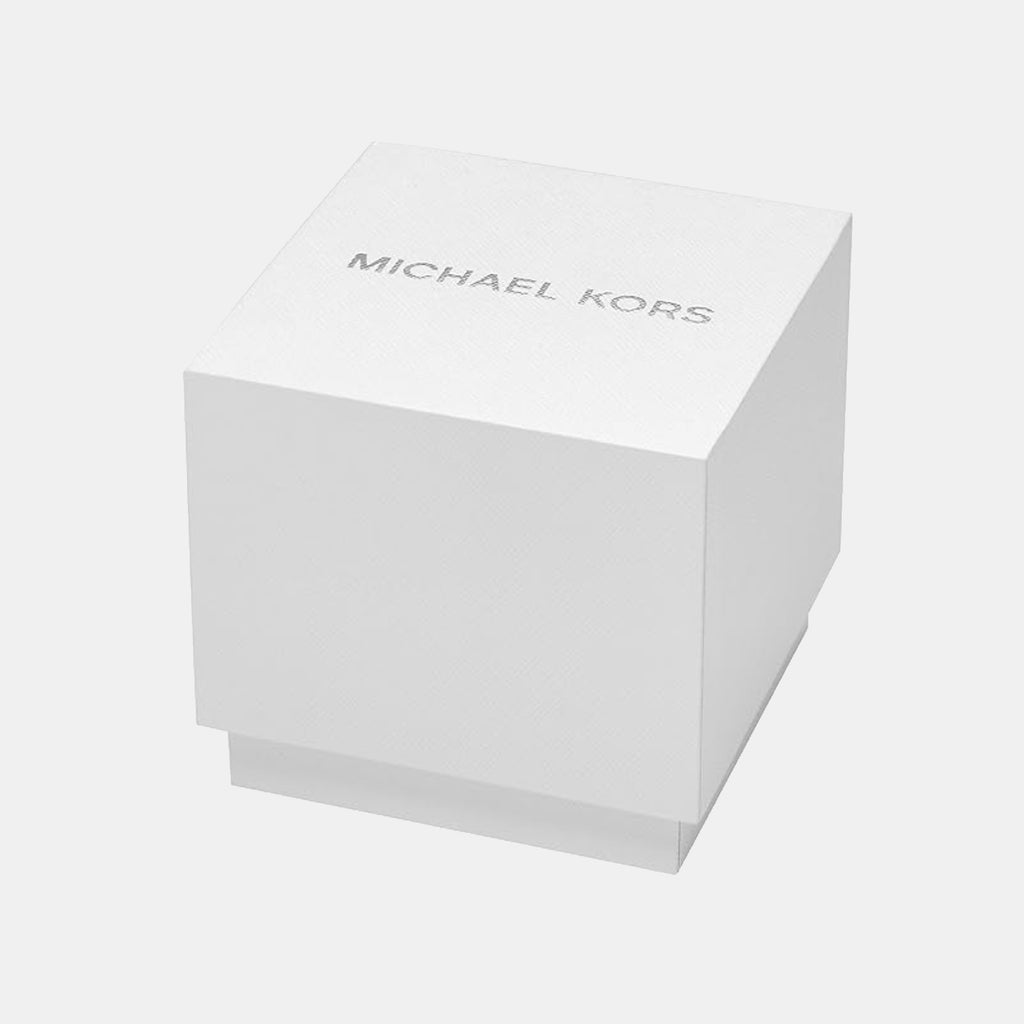 Maren Men Quartz Brown Dial Chronograph Leather Watch MK7497