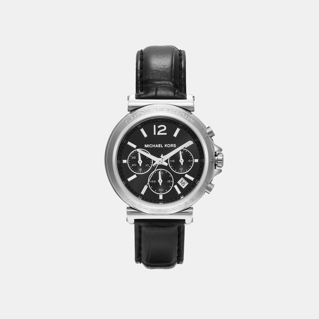 Michael Kors Round Black Chronograph watch
