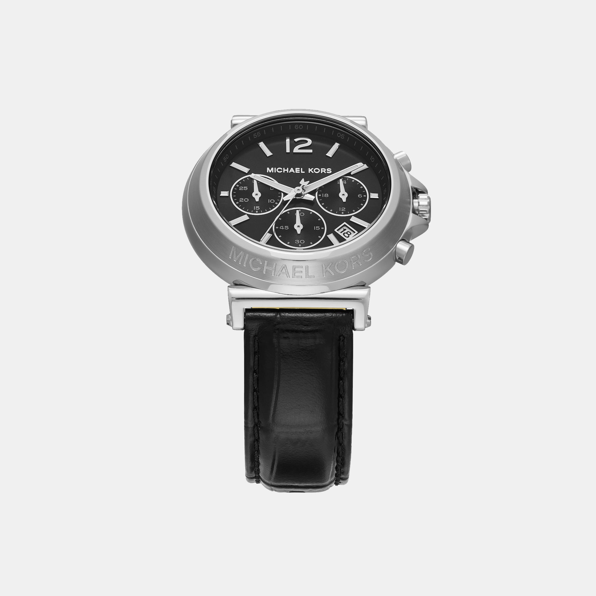 Stainless Steel Michael Kors Watch Women Leather Maren Women