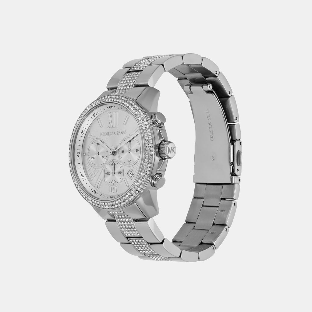 Michael Kors Women Round Silver watch