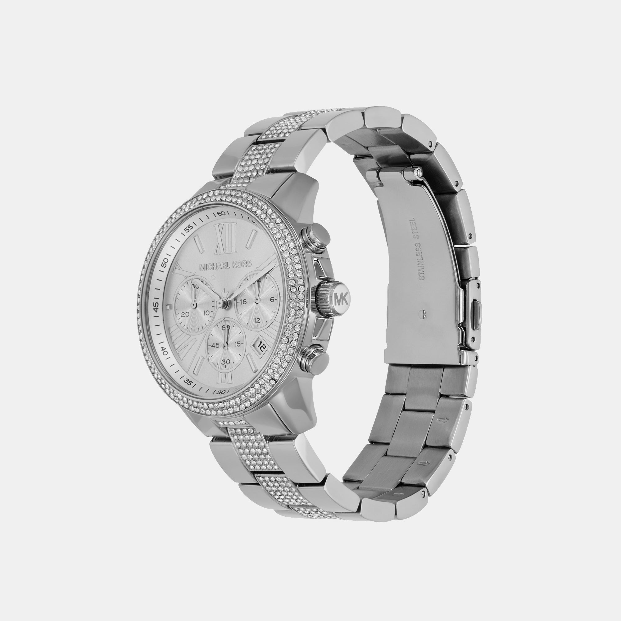 Michael Kors Women Round Silver watch