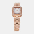 Emery Women Quartz White Dial Analog Stainless Steel Watch MK7512SET