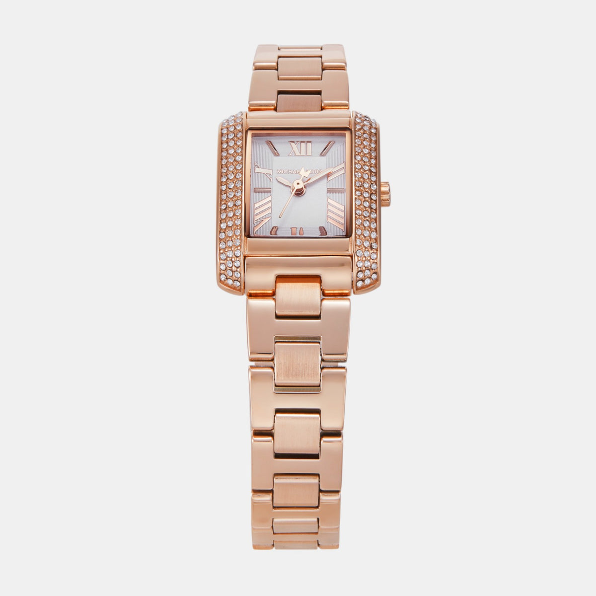 Emery Women Quartz White Dial Analog Stainless Steel Watch MK7512SET