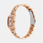 Emery Women Quartz White Dial Analog Stainless Steel Watch MK7512SET