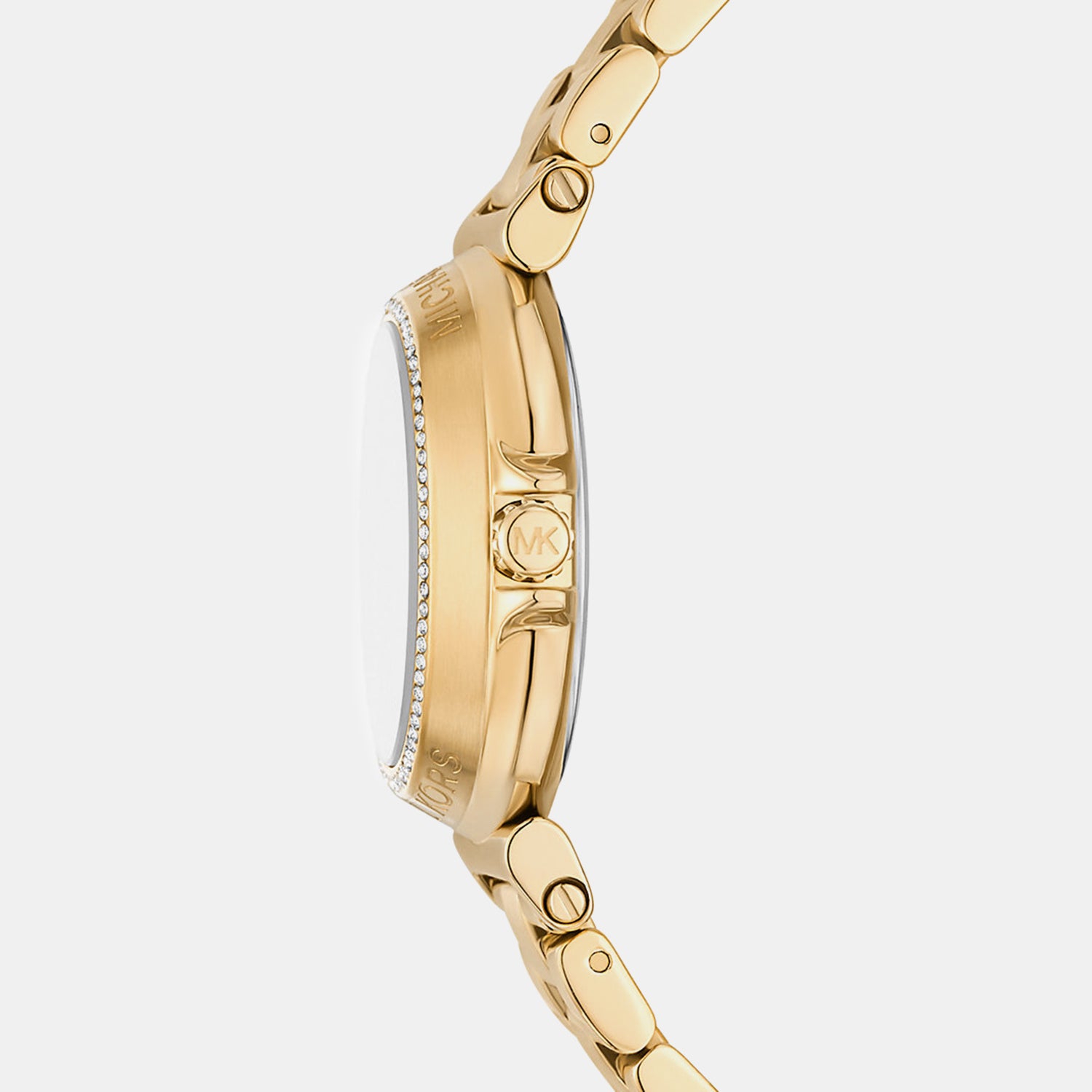 Maren Women Quartz Gold Dial Analog Stainless Steel Watch MK7516