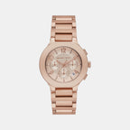 Gramercy Women Quartz Rose Gold Dial Chronograph Stainless Steel Watch MK7521