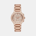 Gramercy Women Quartz Rose Gold Dial Chronograph Stainless Steel Watch MK7521