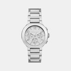 Gramercy Women Quartz Silver Dial Chronograph Stainless Steel Watch MK7522