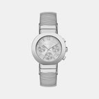 Gramercy Women Quartz Silver Dial Chronograph Stainless Steel Watch MK7526