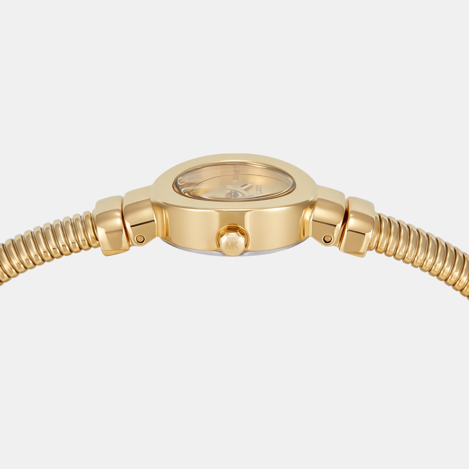 Gramercy Women Quartz Gold Dial Analog Stainless Steel Watch MK7527