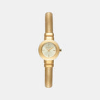 Gramercy Women Quartz Gold Dial Analog Stainless Steel Watch MK7527