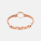 Gramercy Women Quartz Rose Gold Dial Analog Stainless Steel Watch MK7528