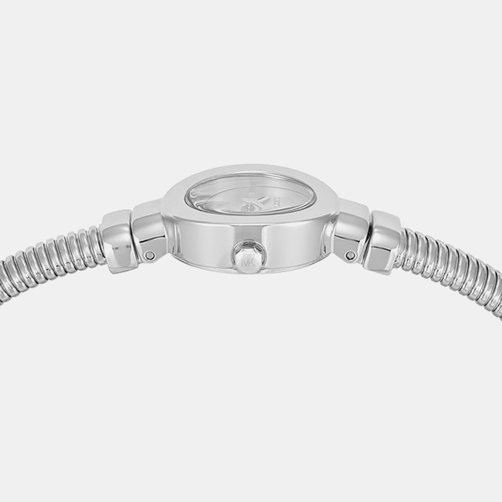 Mini Gramercy Women Quartz Silver Dial Analog Stainless Steel Watch MK7529