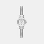 Mini Gramercy Women Quartz Silver Dial Analog Stainless Steel Watch MK7529