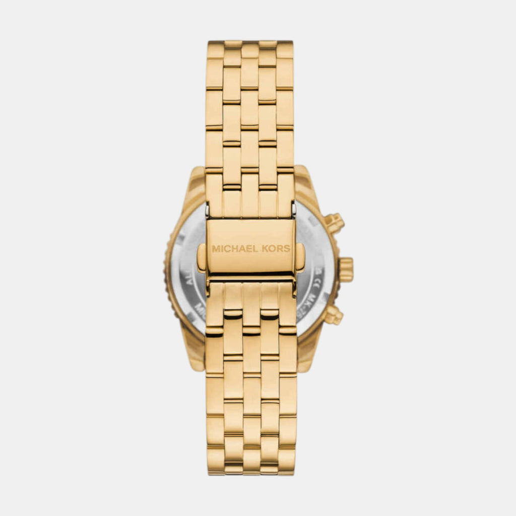 Bryant Women Quartz Gold Dial Analog Stainless Steel Watch MK7530