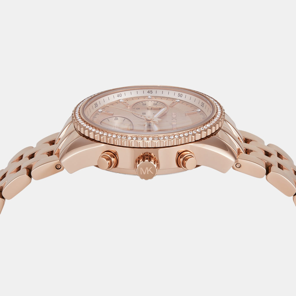 Bryant Women Quartz Rose Gold Dial Chronograph Stainless Steel Watch MK7531