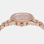 Bryant Women Quartz Rose Gold Dial Chronograph Stainless Steel Watch MK7531