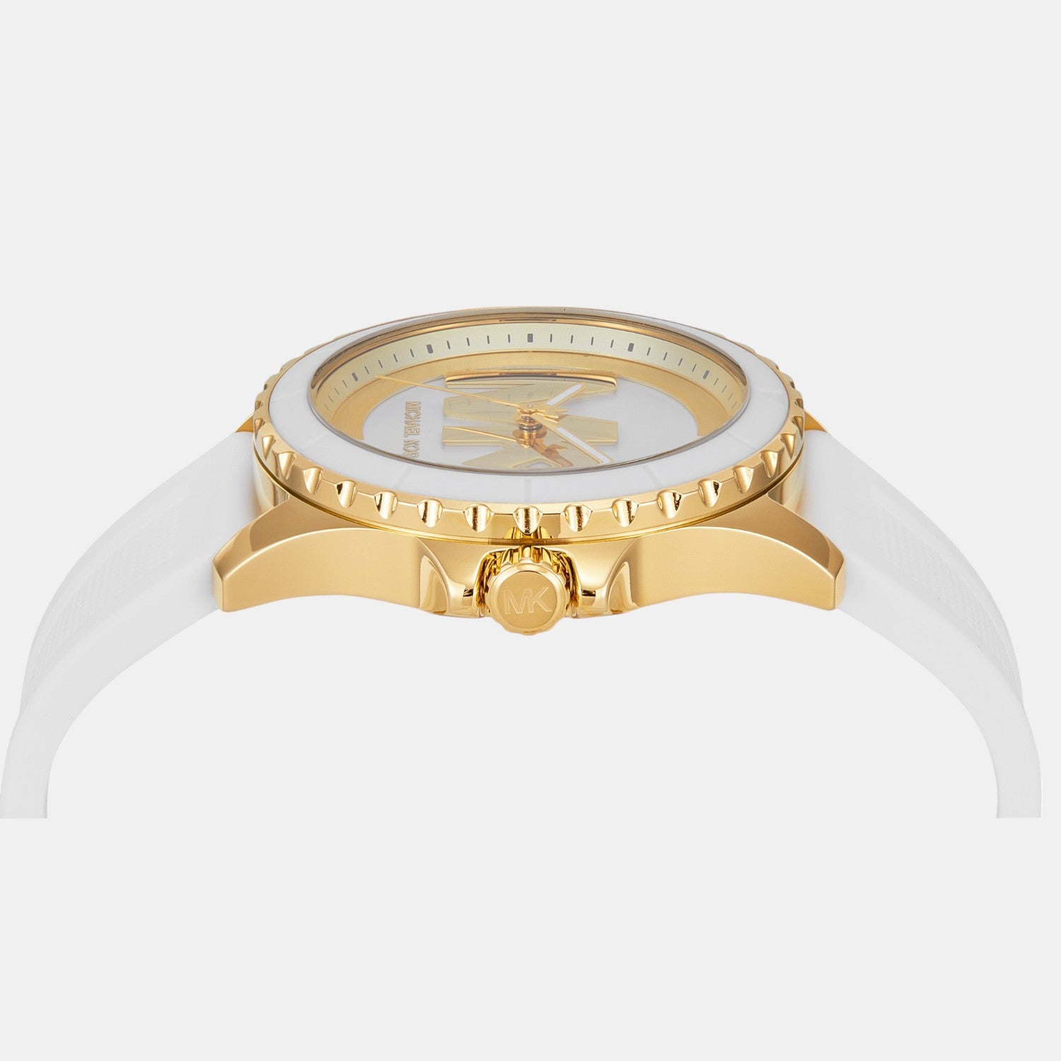 Everest Women Quartz Two Tone Dial Analog Silicone Watch MK7535