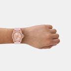 Everest Women Quartz Two Tone Dial Analog Silicone Watch MK7536