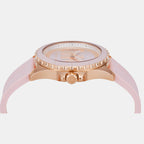 Everest Women Quartz Two Tone Dial Analog Silicone Watch MK7536