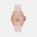 Everest Women Quartz Two Tone Dial Analog Silicone Watch MK7536