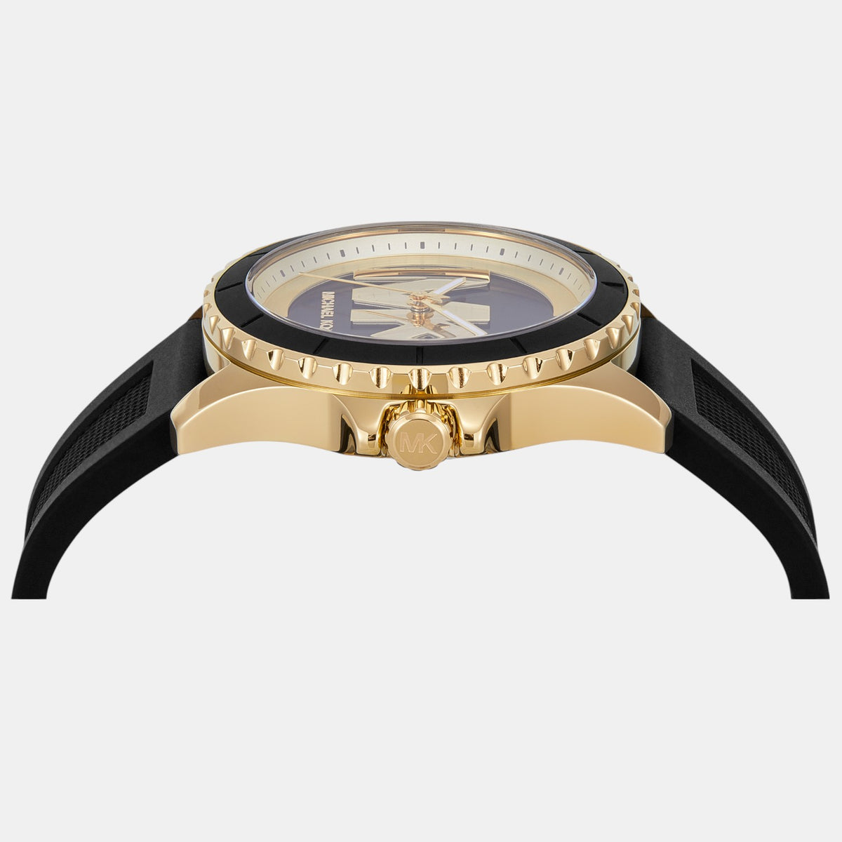 Everest Women Quartz Black Dial Analog Silicone Watch MK7537