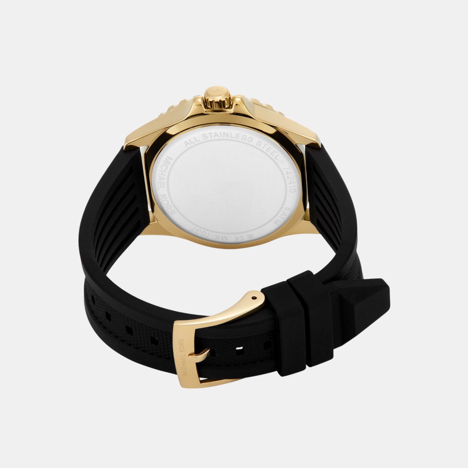 Everest Women Quartz Two Tone Dial Analog Silicone Watch MK7537