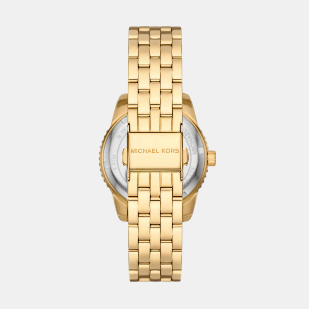 Bryant Women Quartz Gold Dial Analog Stainless Steel Watch MK7540