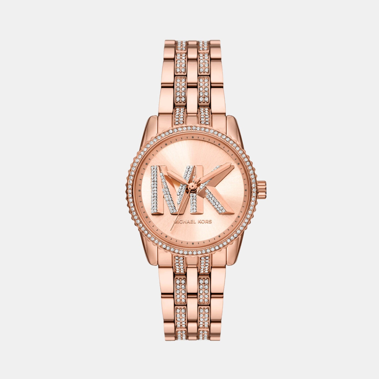 Bryant Women Quartz Rose Gold Dial Analog Stainless Steel Watch MK7541