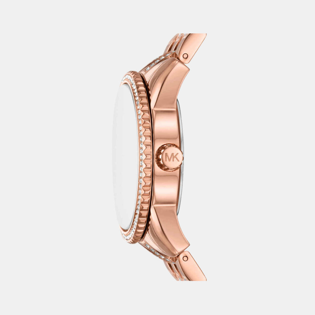 Bryant Women Quartz Rose Gold Dial Analog Stainless Steel Watch MK7541