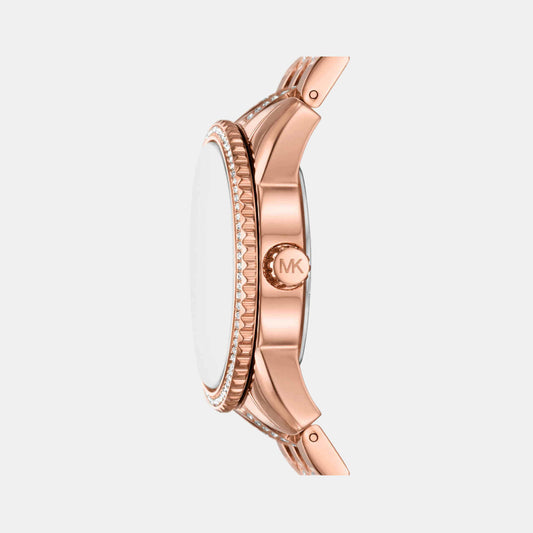 Bryant Women Quartz Rose Gold Dial Analog Stainless Steel Watch MK7541