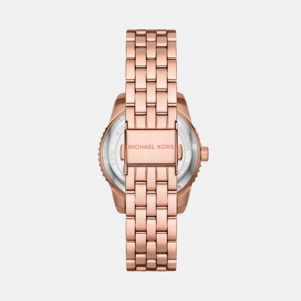 Bryant Women Quartz Rose Gold Dial Analog Stainless Steel Watch MK7541