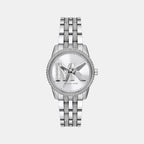 Bryant Women Quartz White Dial Analog Stainless Steel Watch MK7542