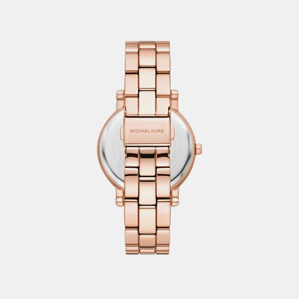Corey Women Quartz Pink Dial Analog Stainless Steel Watch MK7548