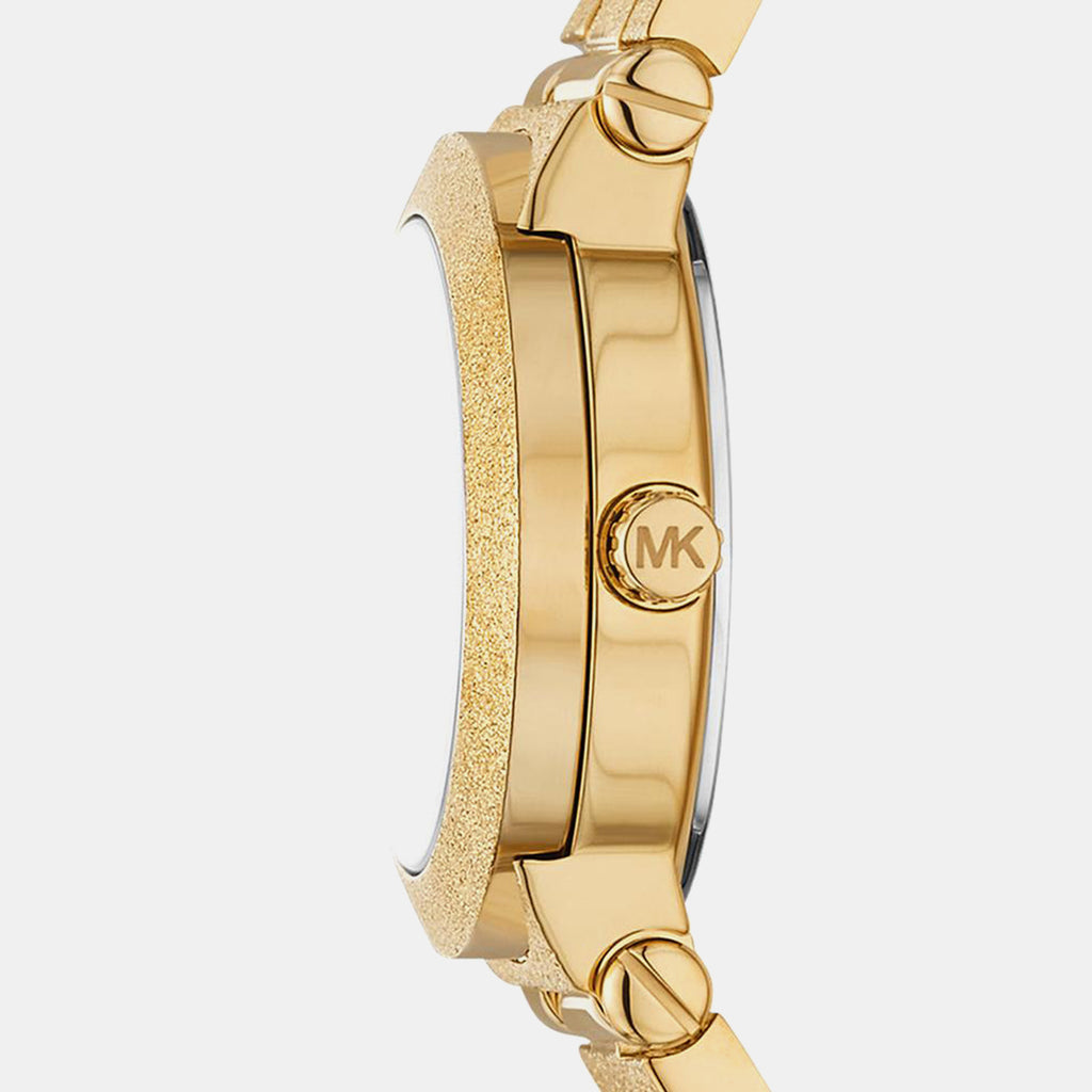 Billie Women Quartz Gold Dial Analog Stainless Steel Watch MK7554