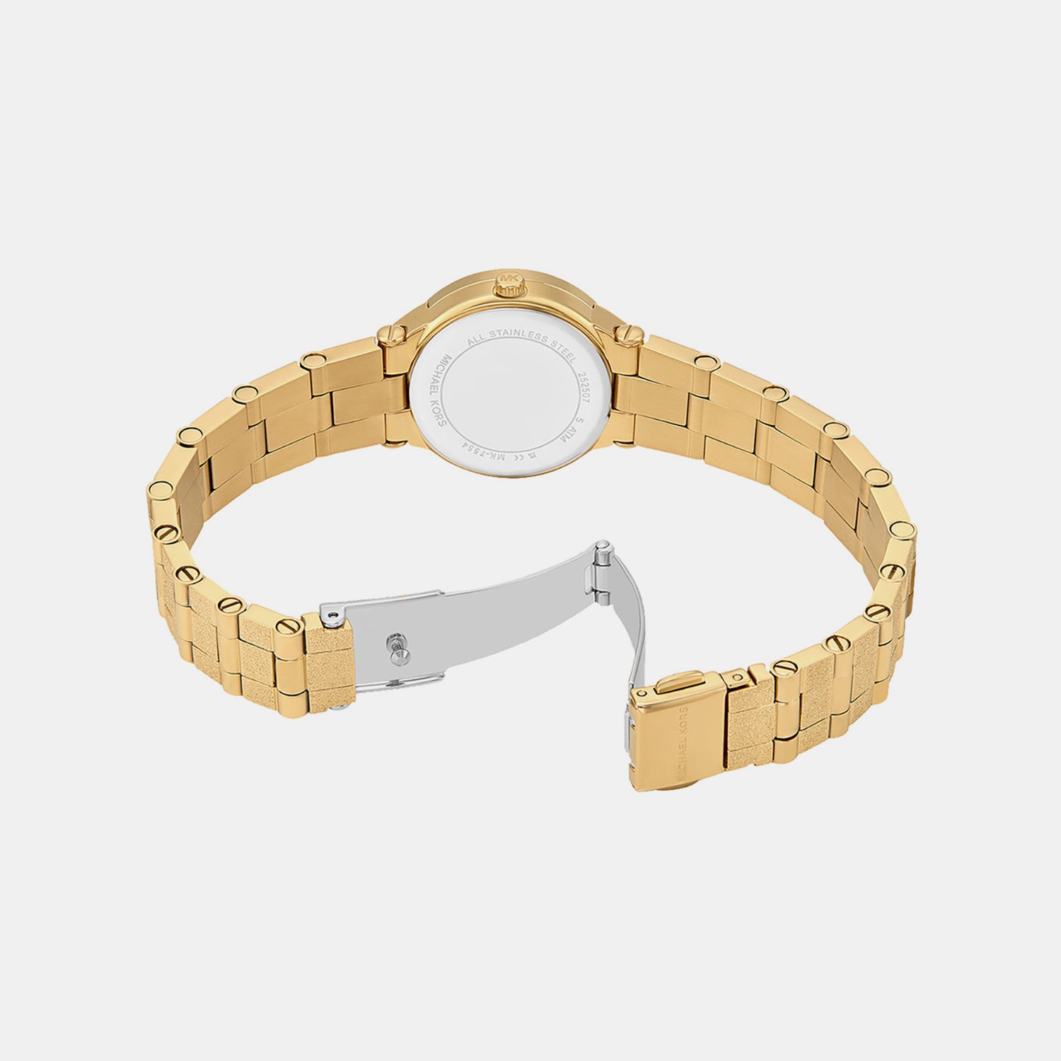 Billie Women Quartz Gold Dial Analog Stainless Steel Watch MK7554