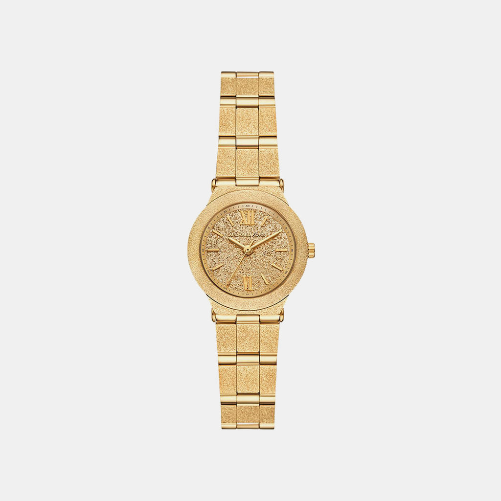 Billie Women Quartz Gold Dial Analog Stainless Steel Watch MK7554