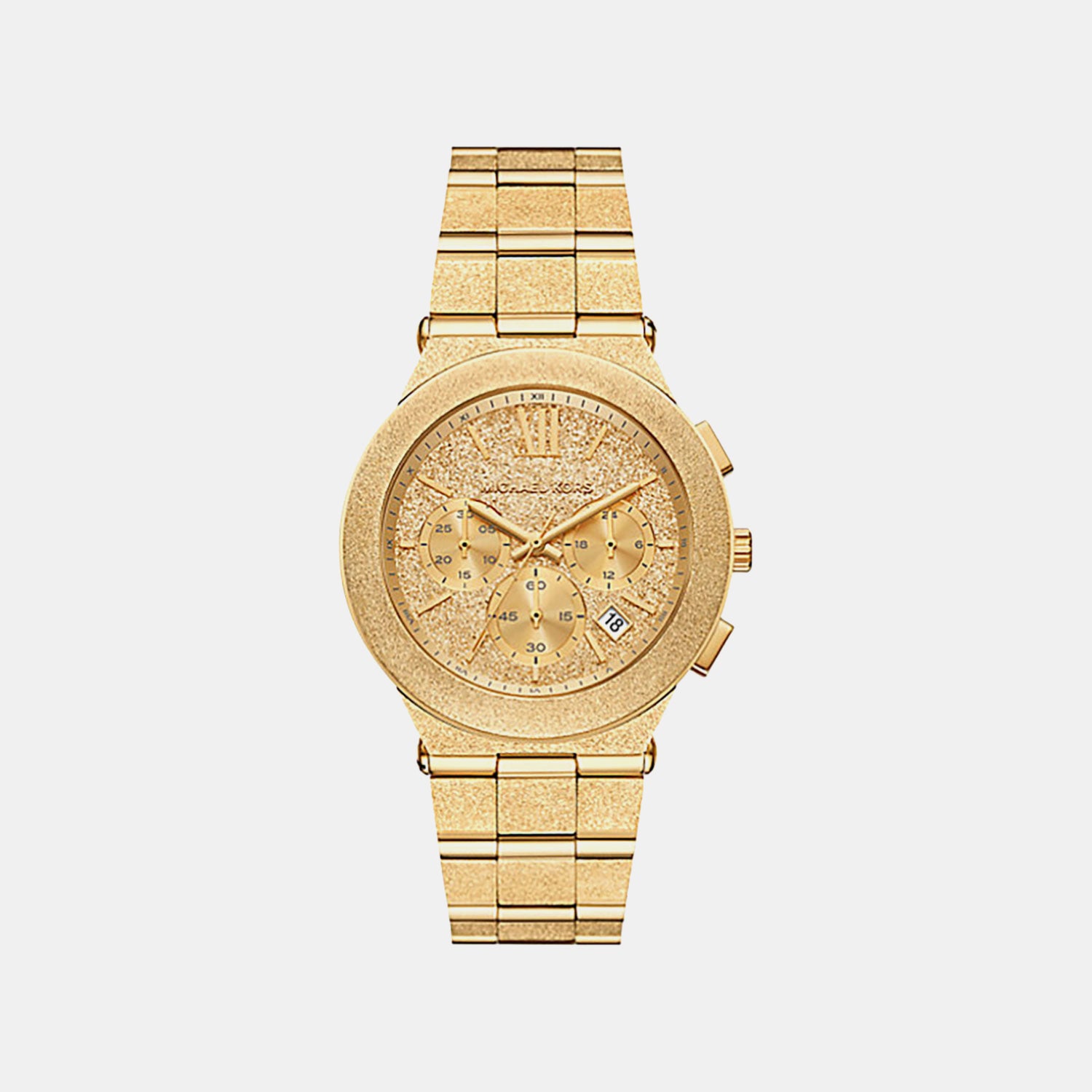 Billie Women Quartz Gold Dial Chronograph Stainless Steel Watch MK7556