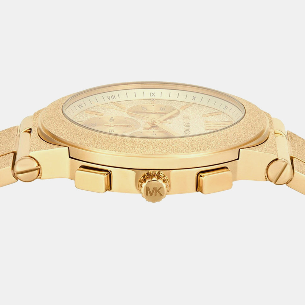 Billie Women Quartz Gold Dial Chronograph Stainless Steel Watch MK7556
