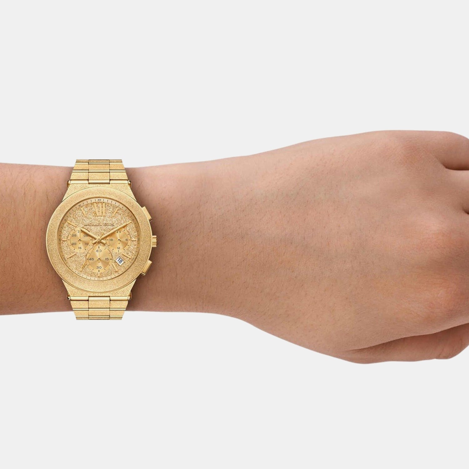 Billie Women Quartz Gold Dial Chronograph Stainless Steel Watch MK7556