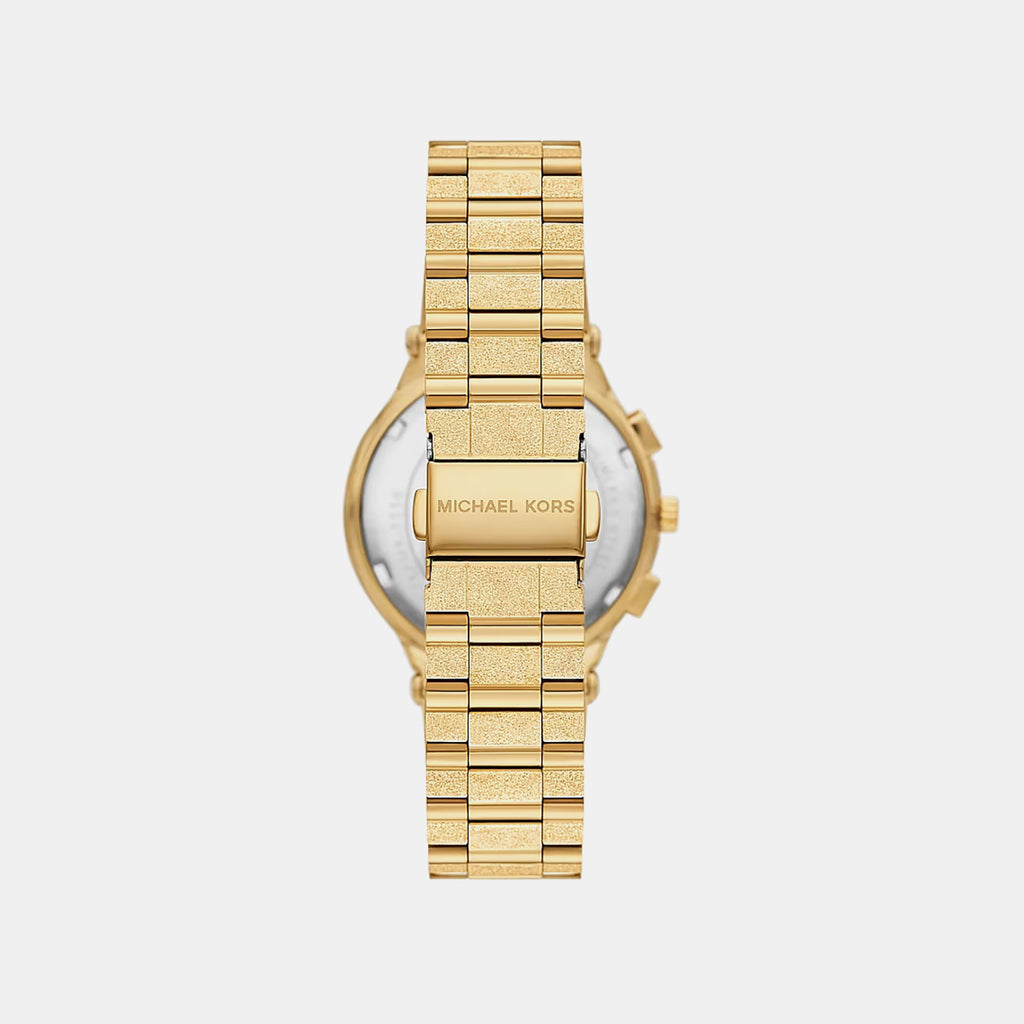 Billie Women Quartz Gold Dial Chronograph Stainless Steel Watch MK7556