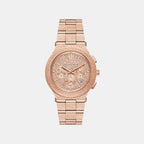 Billie Women Quartz Rose Gold Dial Analog Stainless Steel Watch MK7557