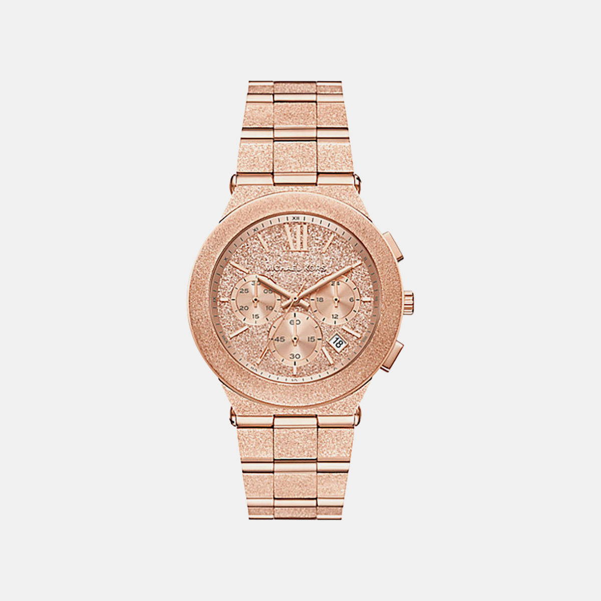 Billie Women Quartz Rose Gold Dial Analog Stainless Steel Watch MK7557