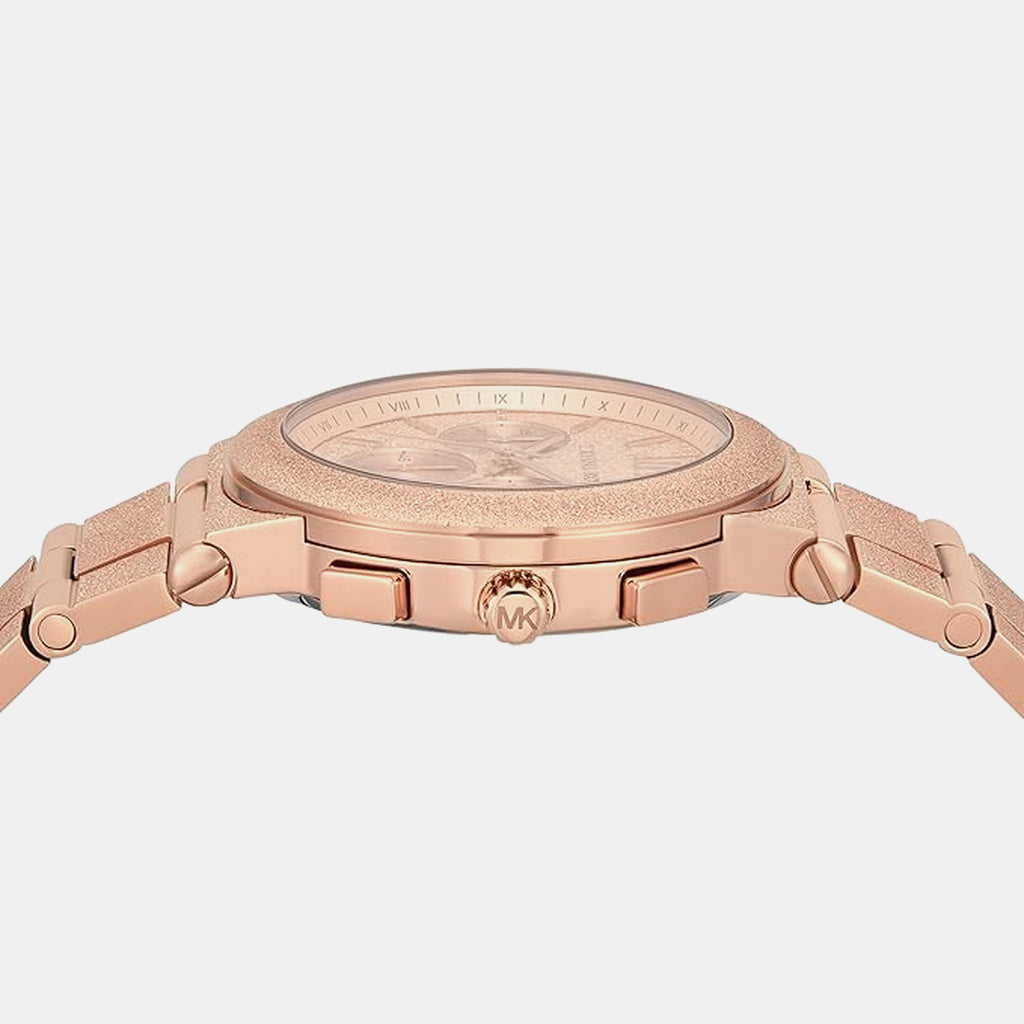 Billie Women Quartz Pink Dial Analog Stainless Steel Watch MK7557