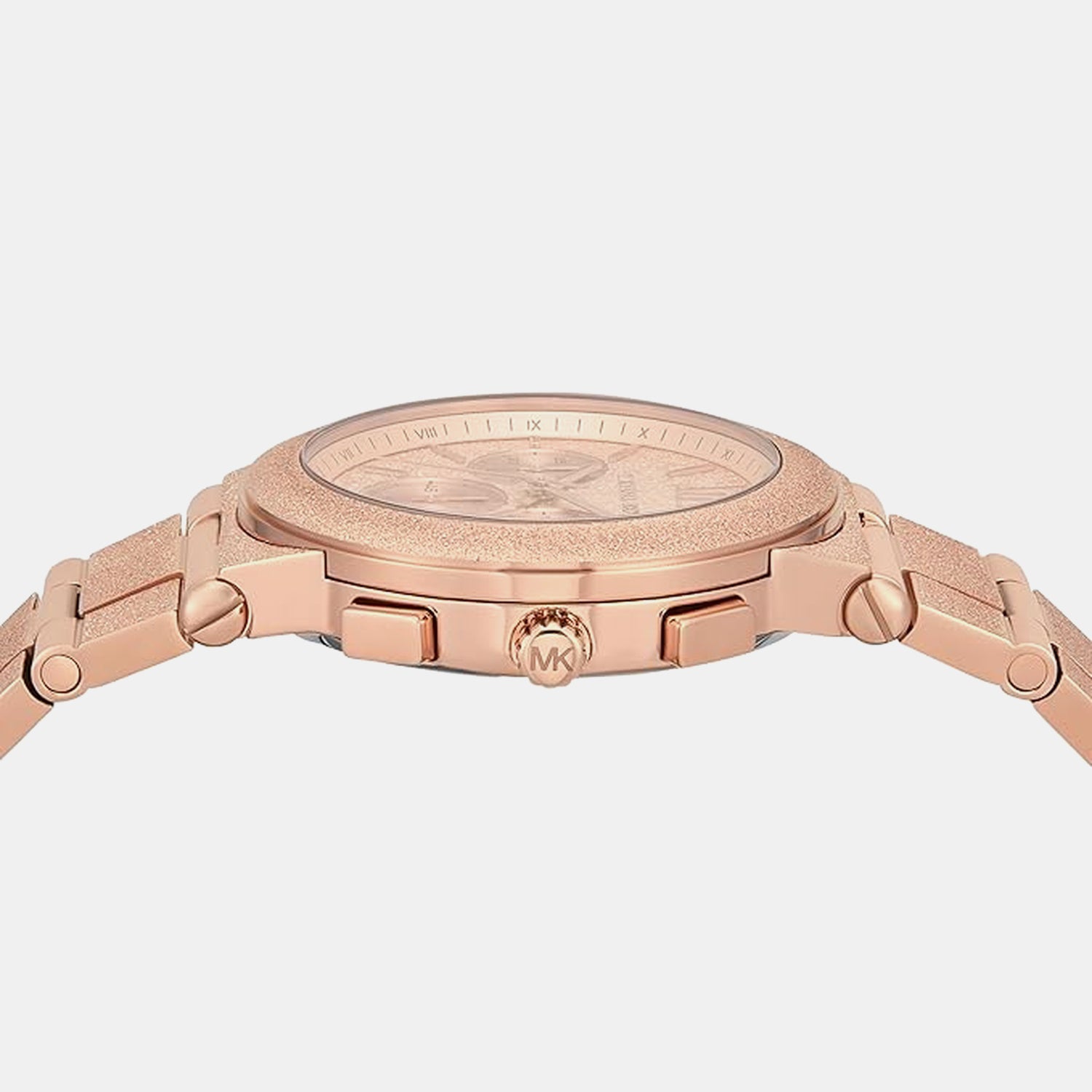 Billie Women Quartz Pink Dial Analog Stainless Steel Watch MK7557