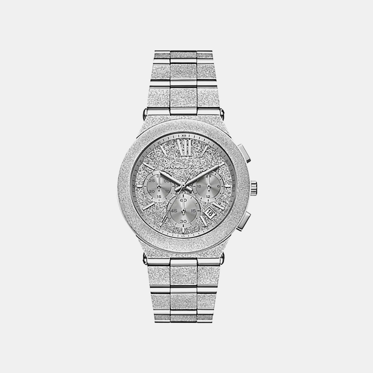 Billie Women Quartz Silver Dial Chronograph Stainless Steel Watch MK7558