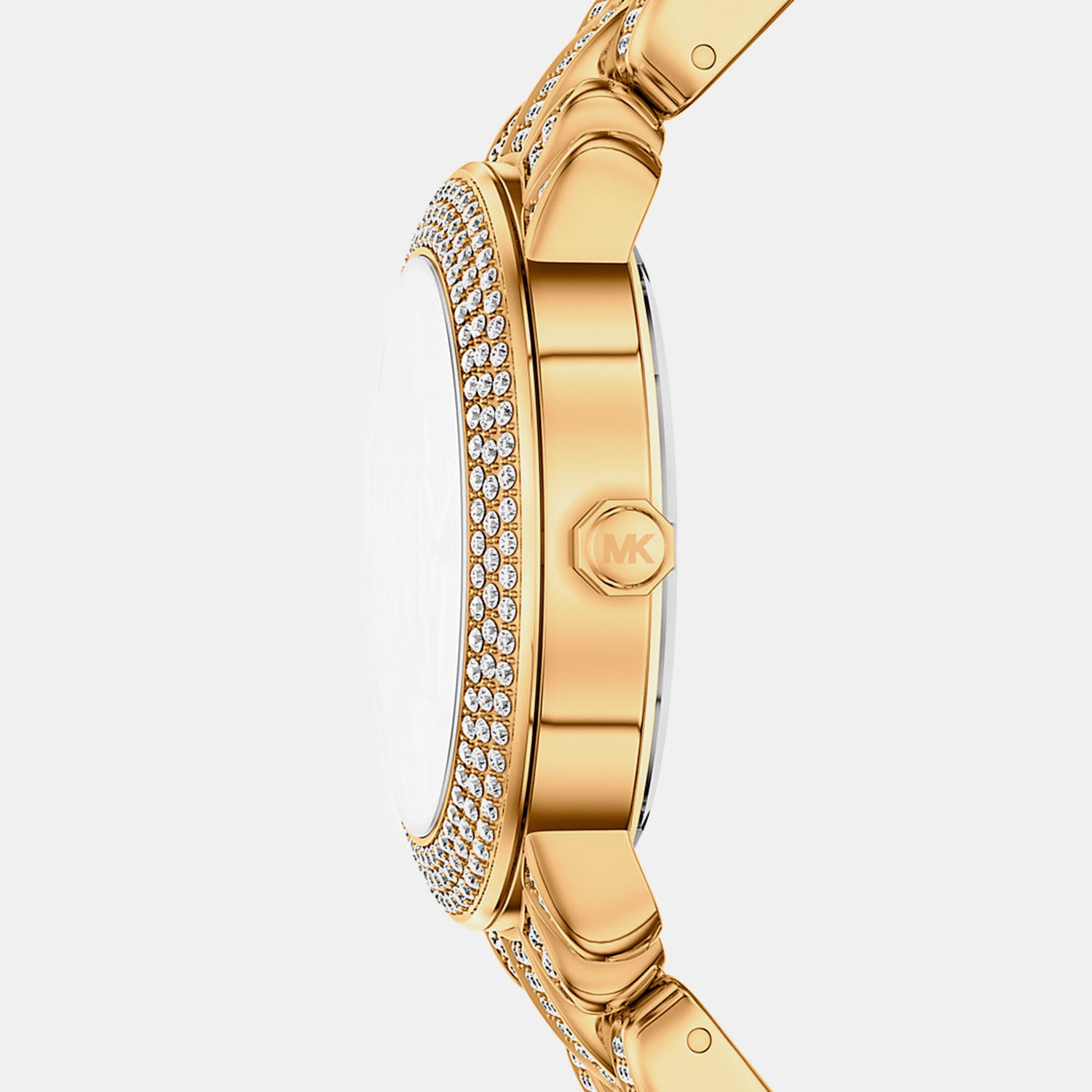 Phoebe Women Quartz Gold Dial Analog Stainless Steel Watch MK7565