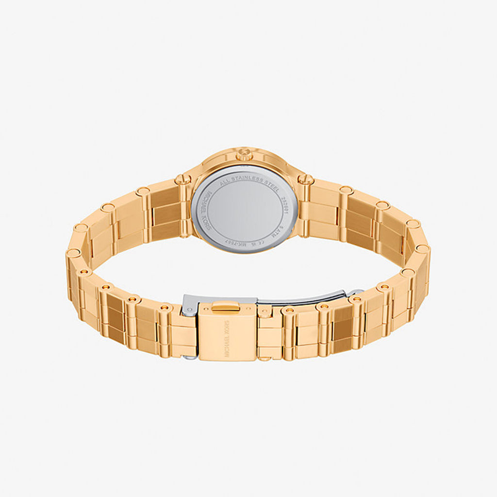 Petite Billie Women Quartz Mother Of Pearl Dial Analog Stainless Steel Watch MK7567