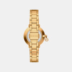 Pyper Women Quartz Gold Dial Analog Stainless Steel Watch MK7572